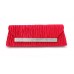 Evening Bags Wholesale - Fuchsia Pleated Satin w/ Mesh Metal Bar Accent Evening Bag